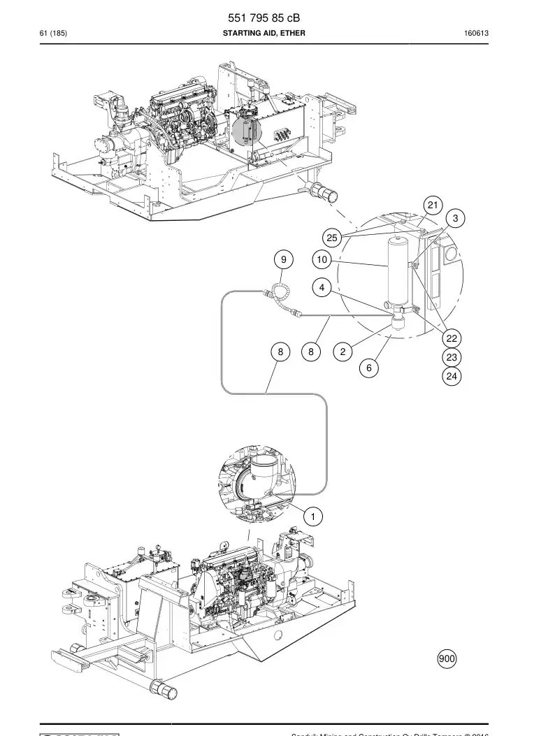 55179585c 551 795 85c Starting Aid, Ether - Sandvik Technical Drawing