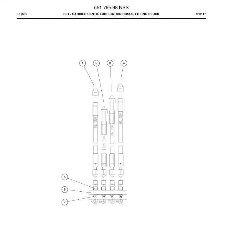 55179598 551 795 98 Set - Sandvik Technical Drawing