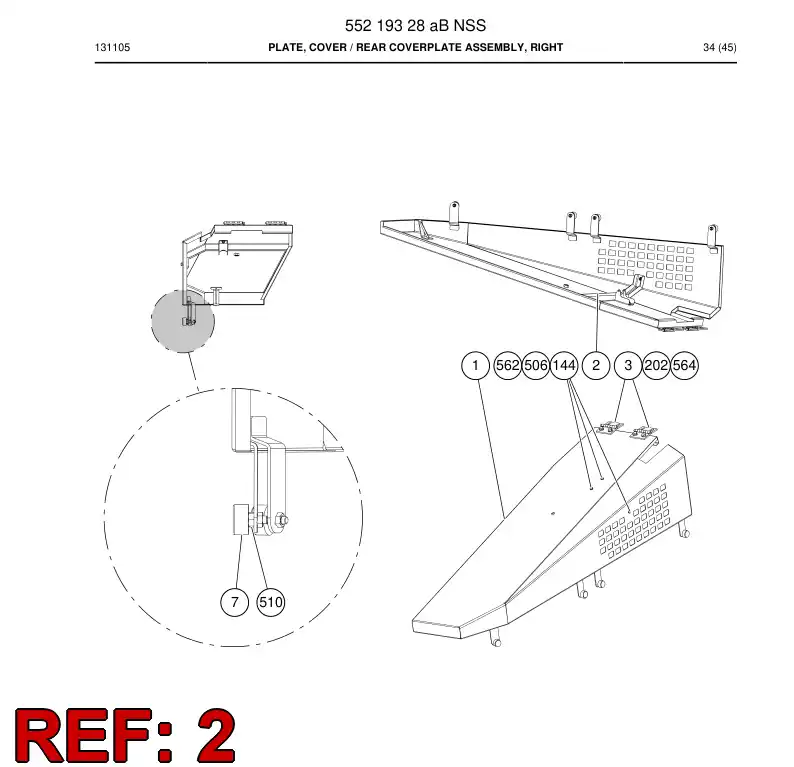 55179658 551 796 58 Support - Sandvik Technical Drawing