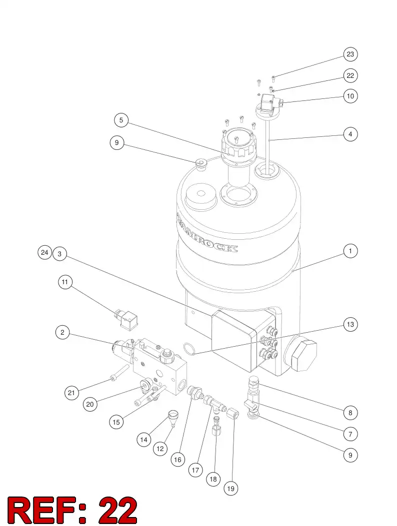 55179686 551 796 86 WASHER - Sandvik Technical Drawing