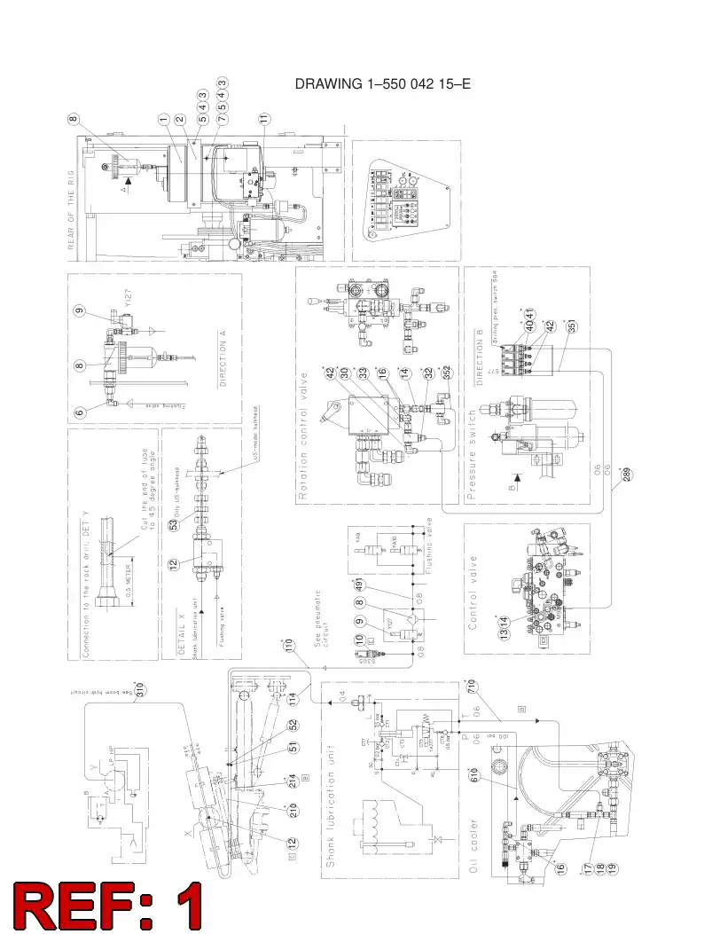 55179762 551 797 62 RESERVOIR - Sandvik Technical Drawing