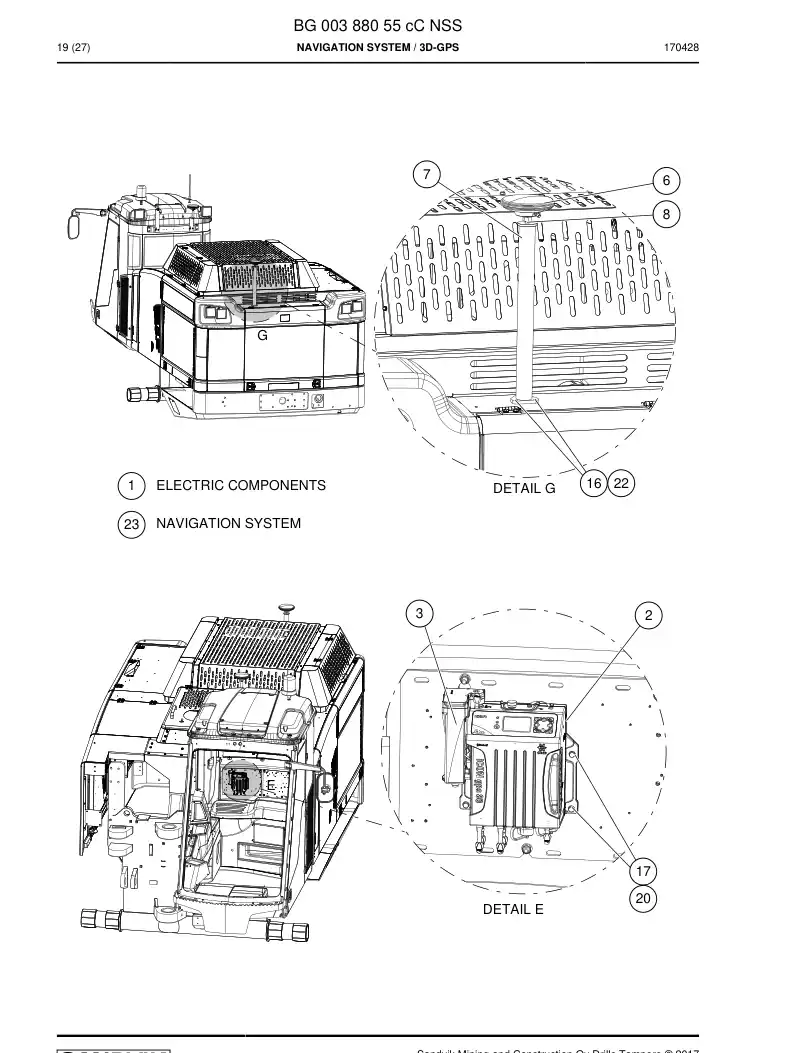 55179780a 551 797 80a Radio - Sandvik Technical Drawing