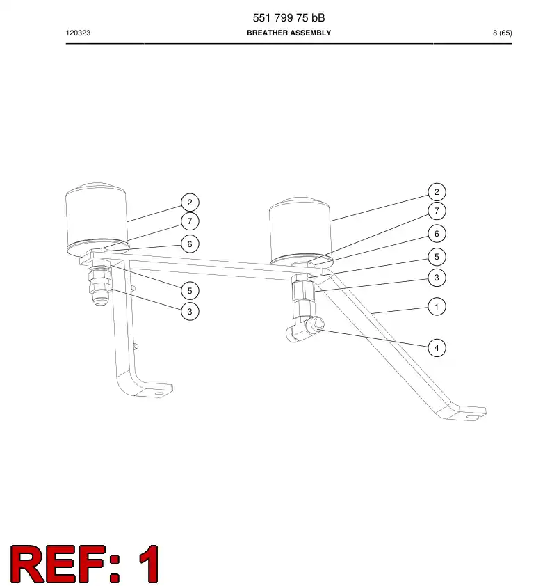 55179976a 551 799 76a Supporting block - Sandvik Technical Drawing