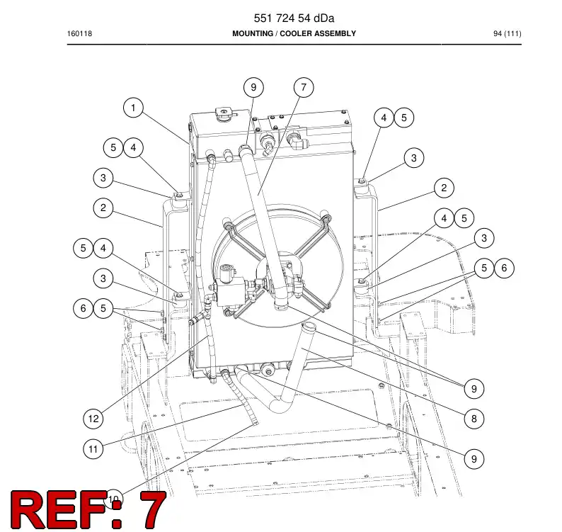 55180019a 551 800 19a Hose, Water - Sandvik Technical Drawing