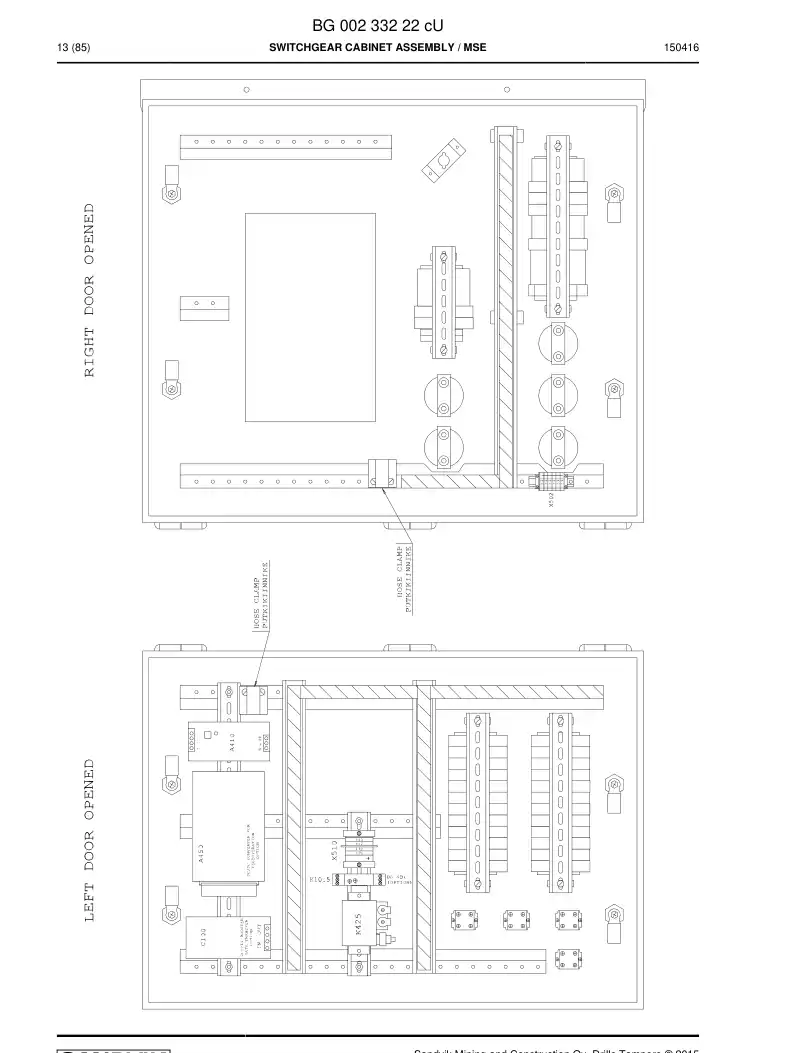 55180038d 551 800 38d CONVERTIDOR DE CA/CC - Sandvik Technical Drawing