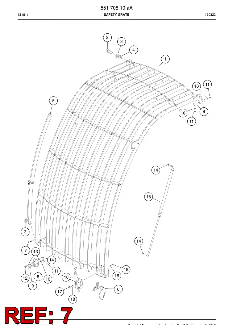 55180099a 551 800 99a Spring-type straight pin - Sandvik Technical Drawing