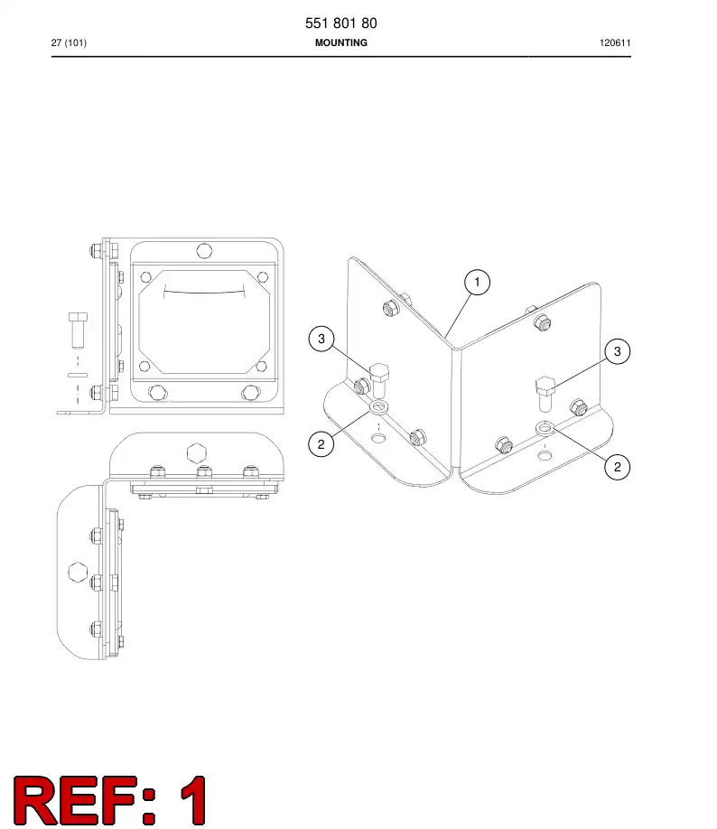 55180179a 551 801 79a ASSEMBLY - Sandvik Technical Drawing