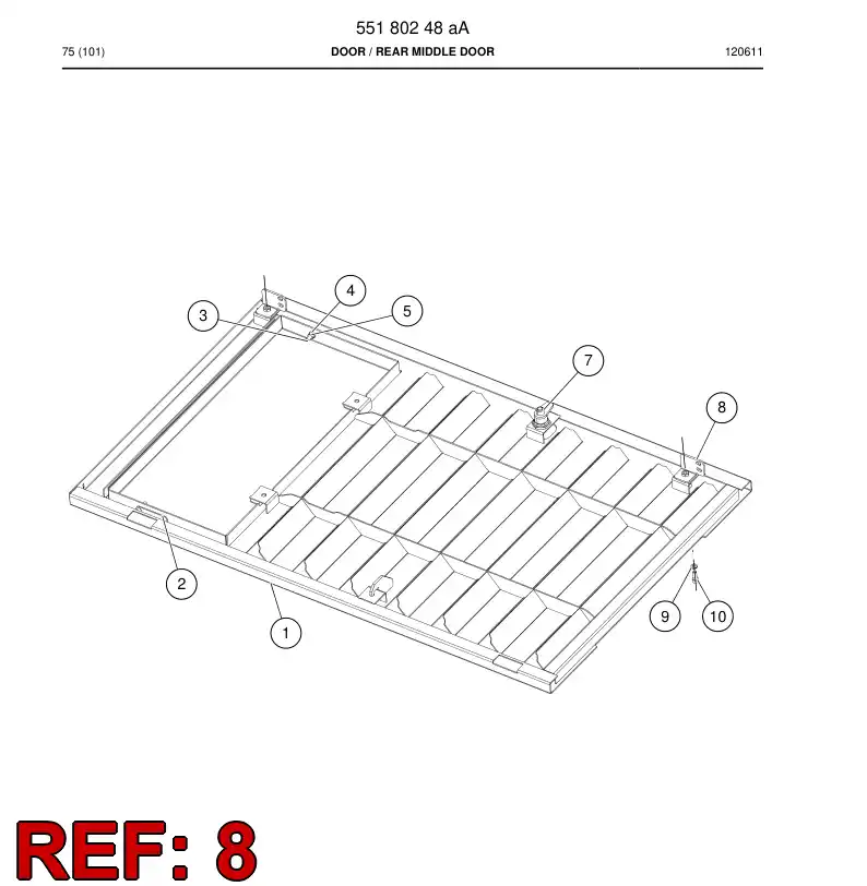 55180294 551 802 94 WELDING ASSEMBLY - Sandvik Technical Drawing
