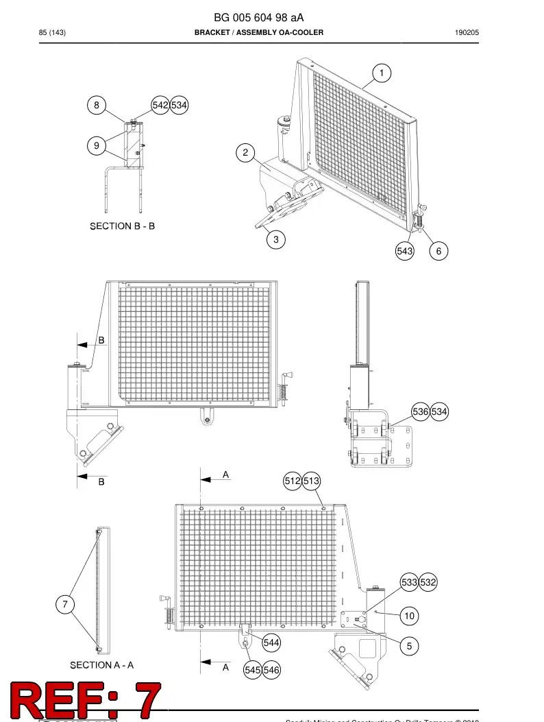 55180443a 551 804 43a Flat bar - Sandvik Technical Drawing
