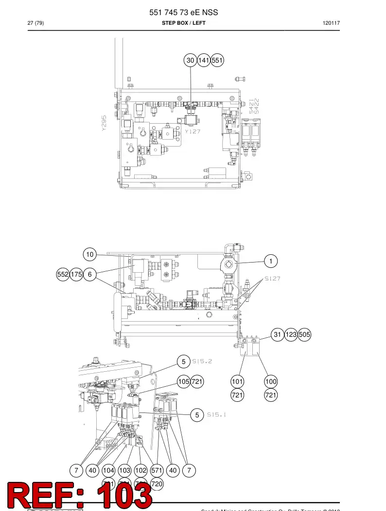 55180466 551 804 66 SINAL - Sandvik Technical Drawing