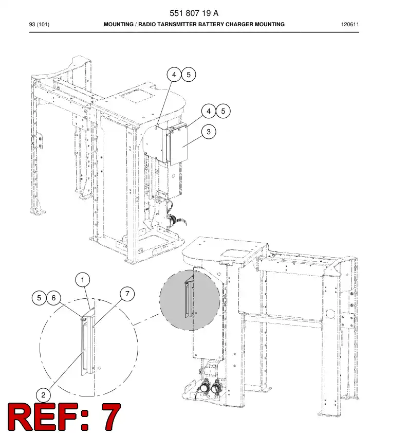 55180703 551 807 03 Cross-recessed pan head tapping screw - Sandvik Technical Drawing