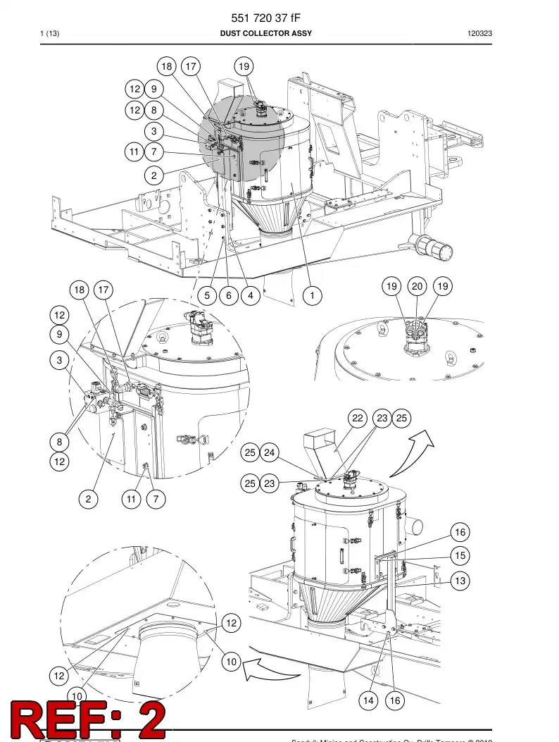 55180942a 551 809 42a Supporting block - Sandvik Technical Drawing