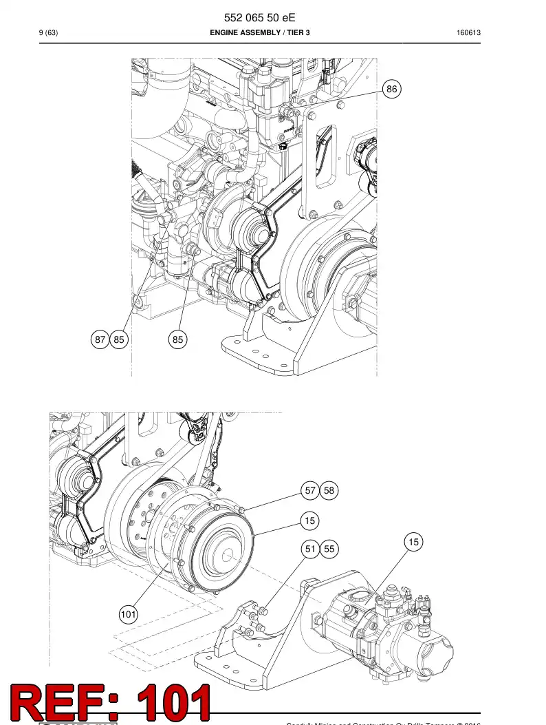 55181040b 551 810 40b Adapter - Sandvik Technical Drawing