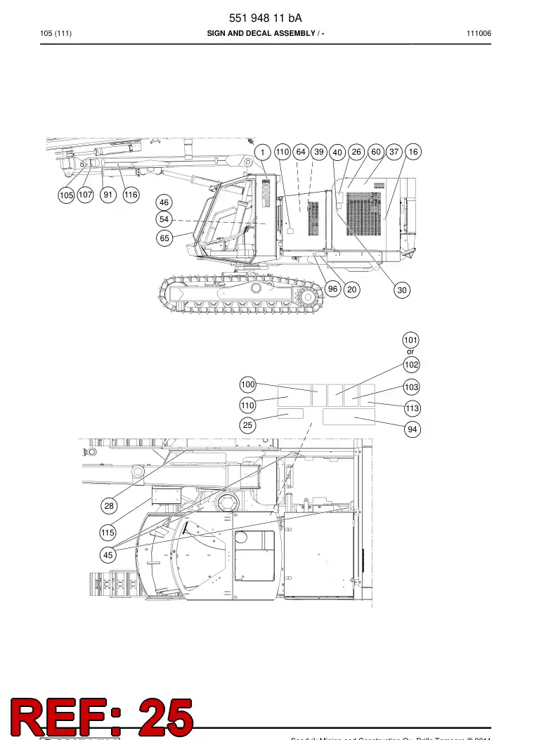 551 810 50 Sign - drawing
