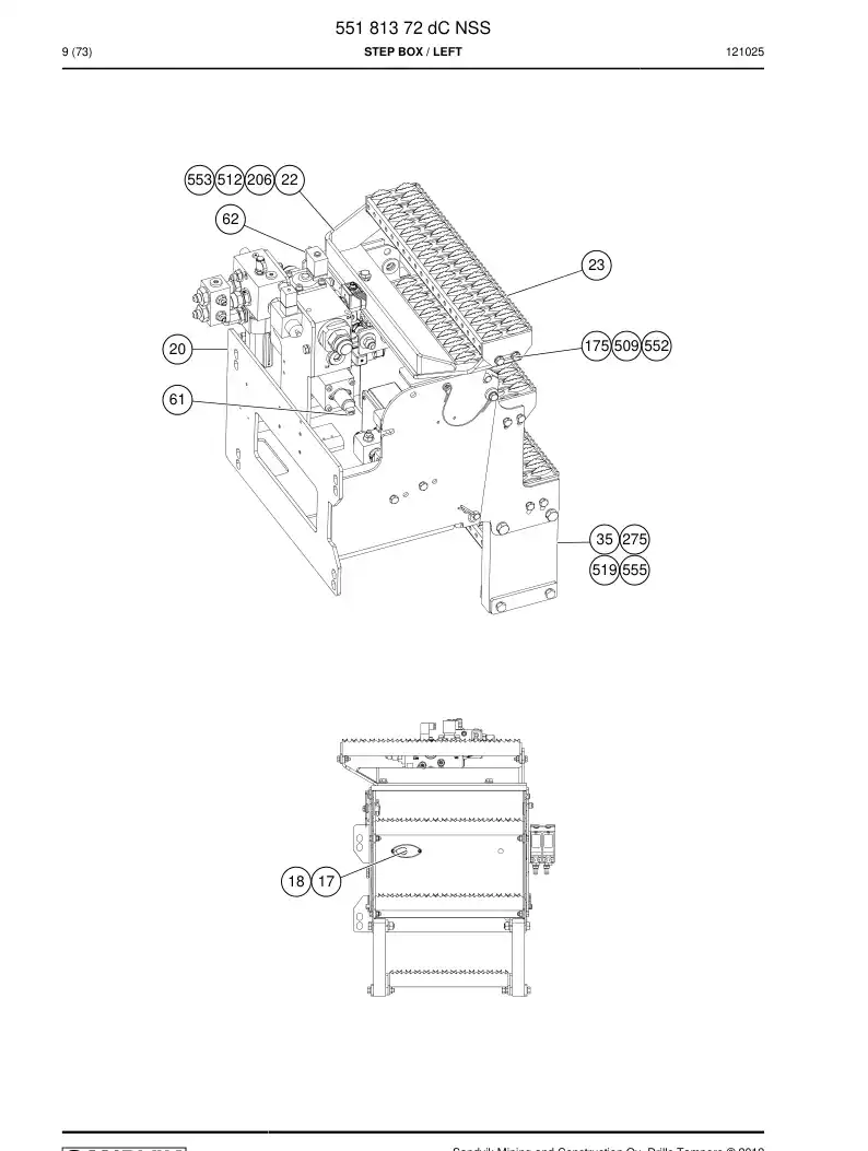 55181372d 551 813 72d STEP BOX - Sandvik Technical Drawing