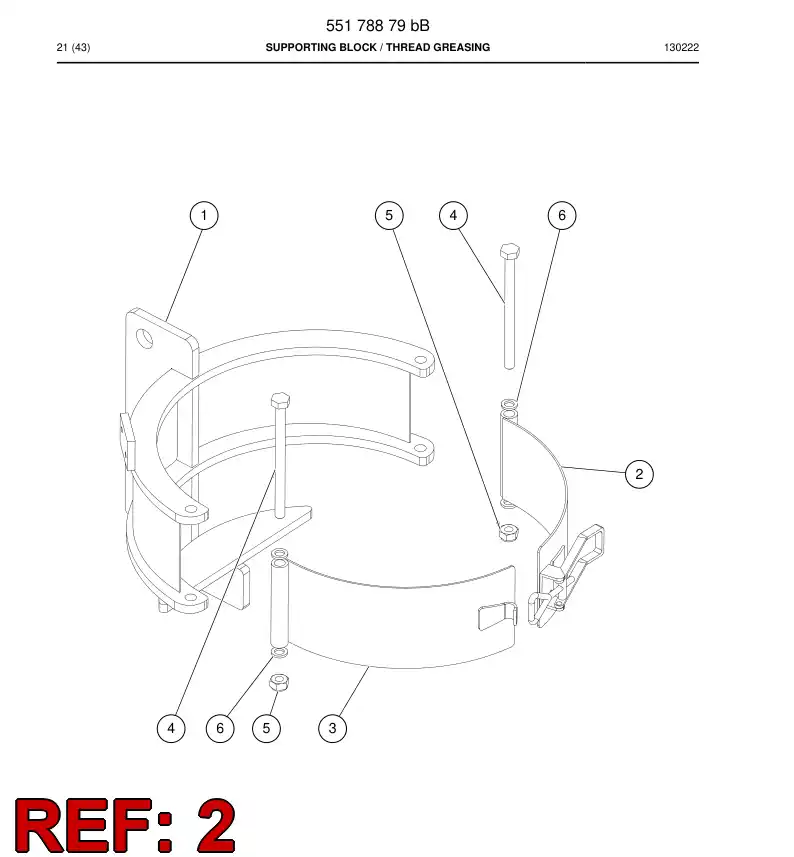 55181381a 551 813 81a HATCH - Sandvik Technical Drawing