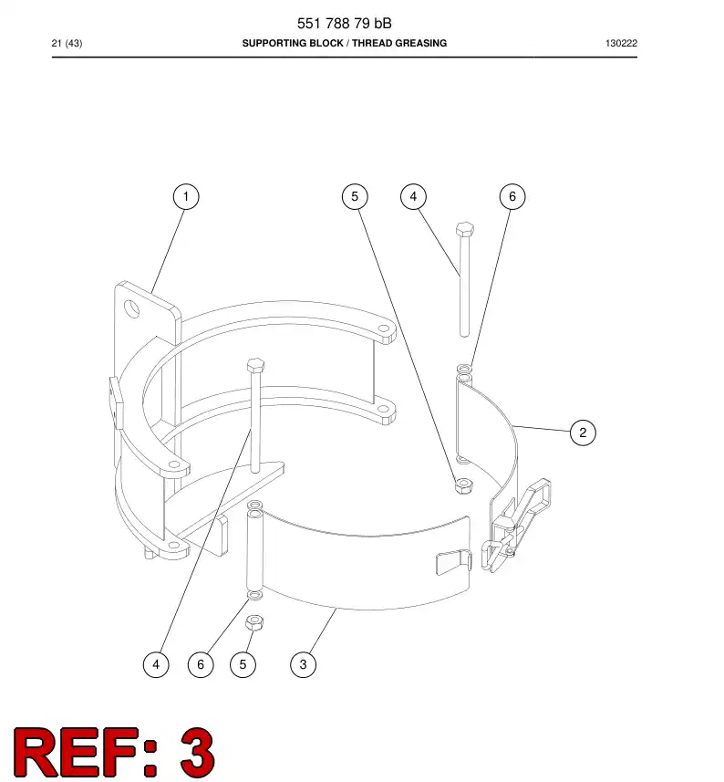 55181382b 551 813 82b HATCH - Sandvik Technical Drawing