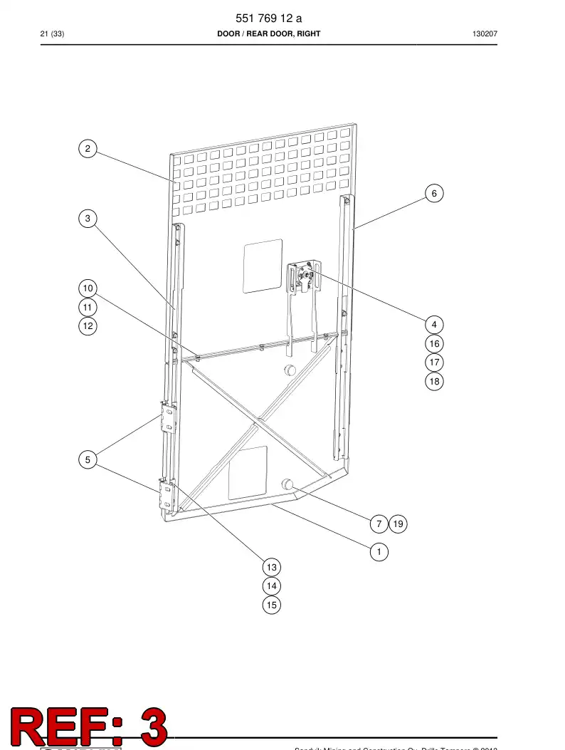 55181489a 551 814 89a ENDURECEDOR - Sandvik Technical Drawing