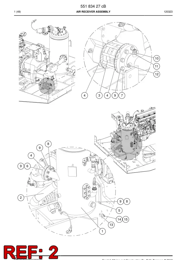 55181514a 551 815 14a Pipe, Pressure - Sandvik Technical Drawing