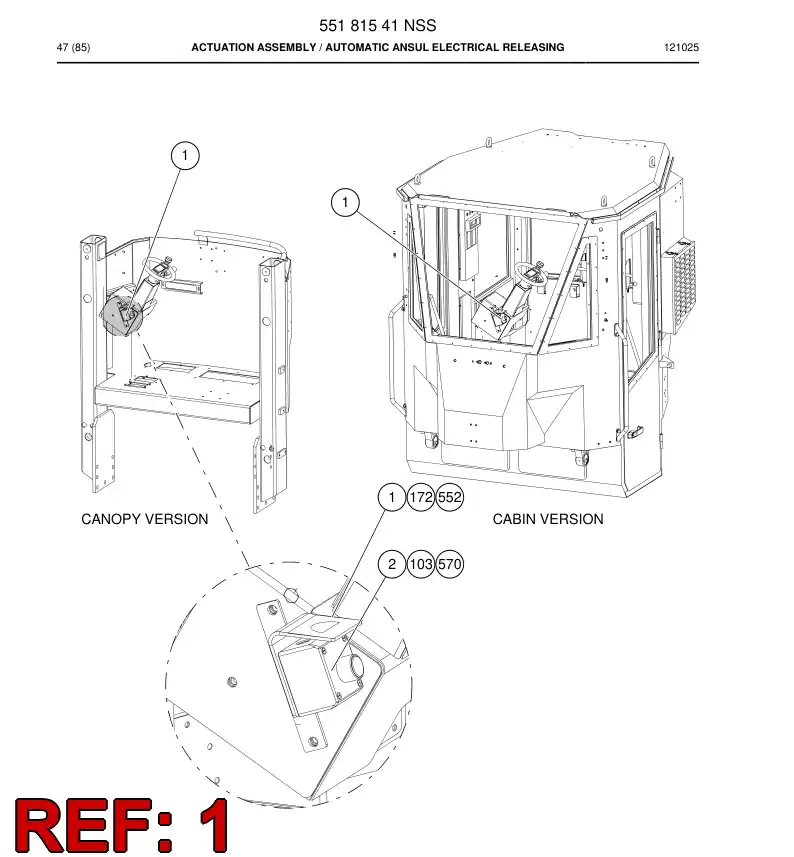 55181556 551 815 56 Bracket - Sandvik Technical Drawing