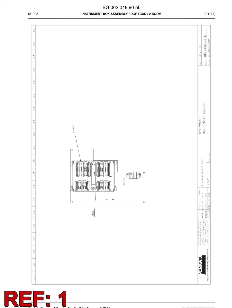 55181784b 551 817 84b CONECTOR, ENCHUFE - Sandvik Technical Drawing