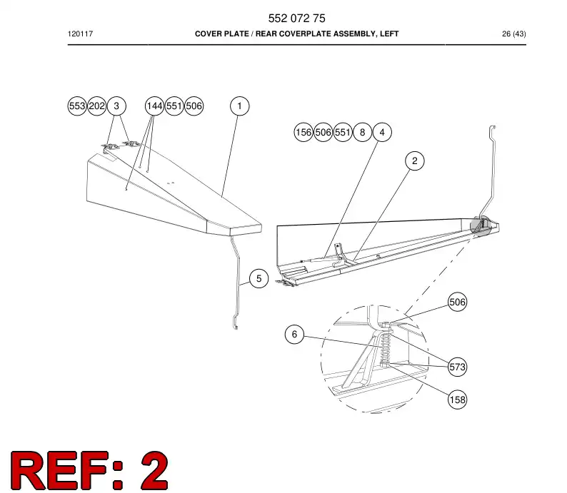 55181868 551 818 68 Support - Sandvik Technical Drawing