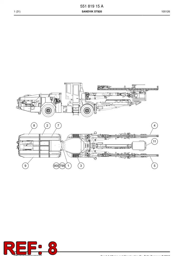55181912b 551 819 12b Option module - Sandvik Technical Drawing