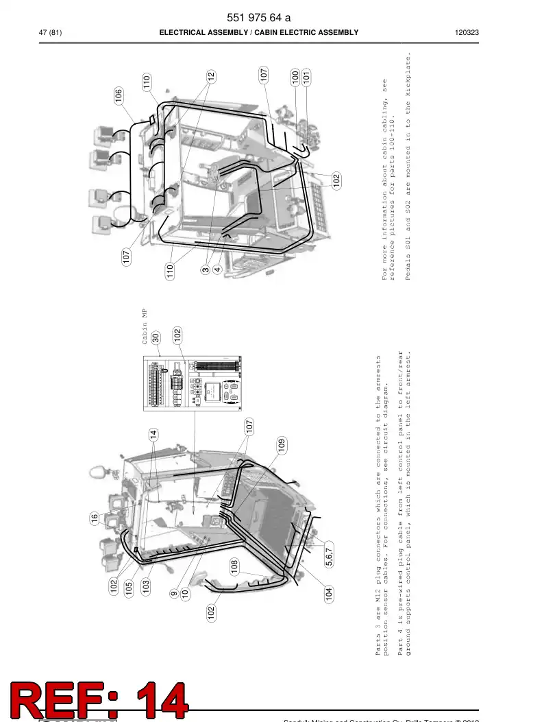 55182020 551 820 20 Light - Sandvik Technical Drawing