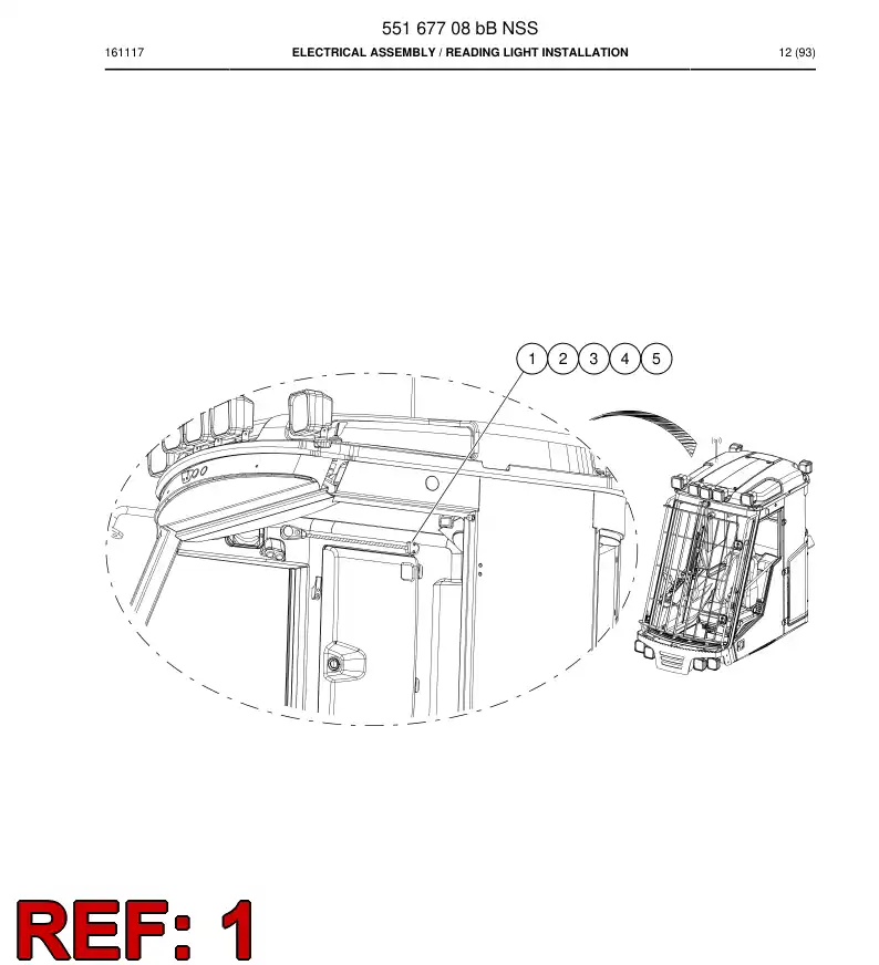 55182020b 551 820 20b Light - Sandvik Technical Drawing