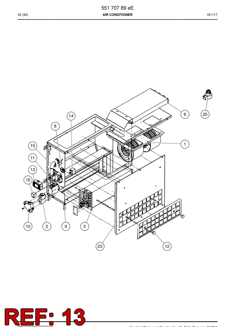 55182273 551 822 73 System, Control - Sandvik Technical Drawing