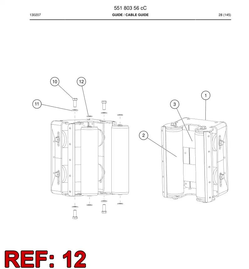 551 825 12 WASHER - drawing