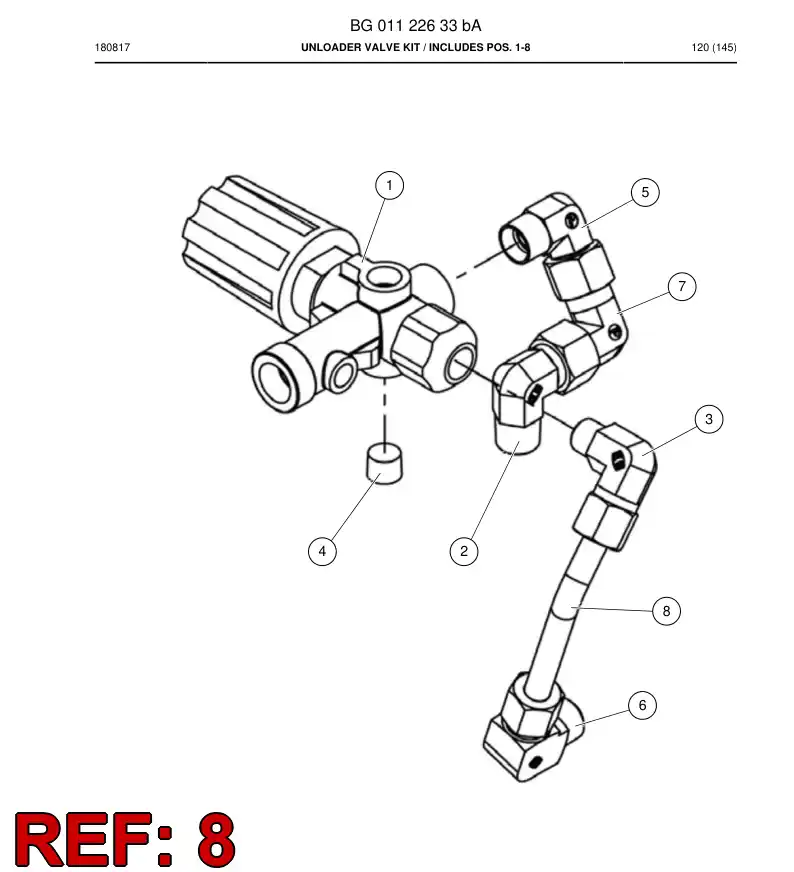 55182681a 551 826 81a Pipe Assembly - Sandvik Technical Drawing
