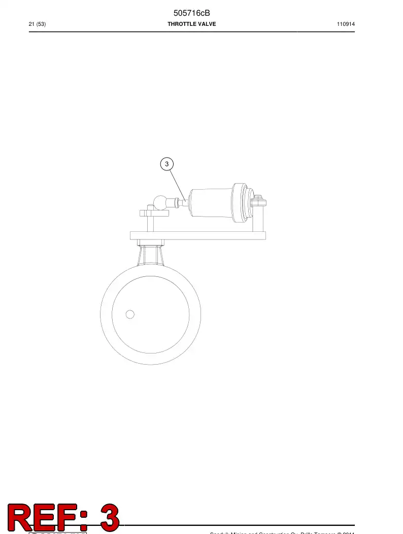 55182721 551 827 21 Bar - Sandvik Technical Drawing