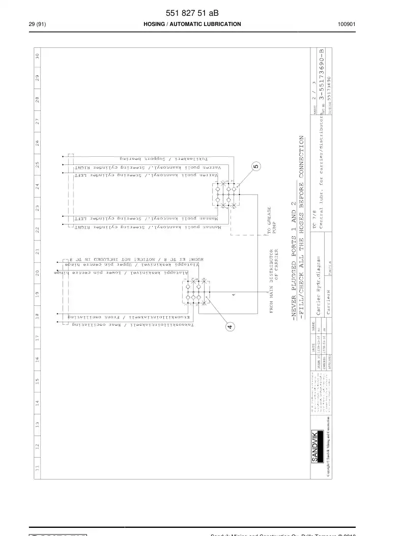 55182749 551 827 49 Set - Sandvik Technical Drawing