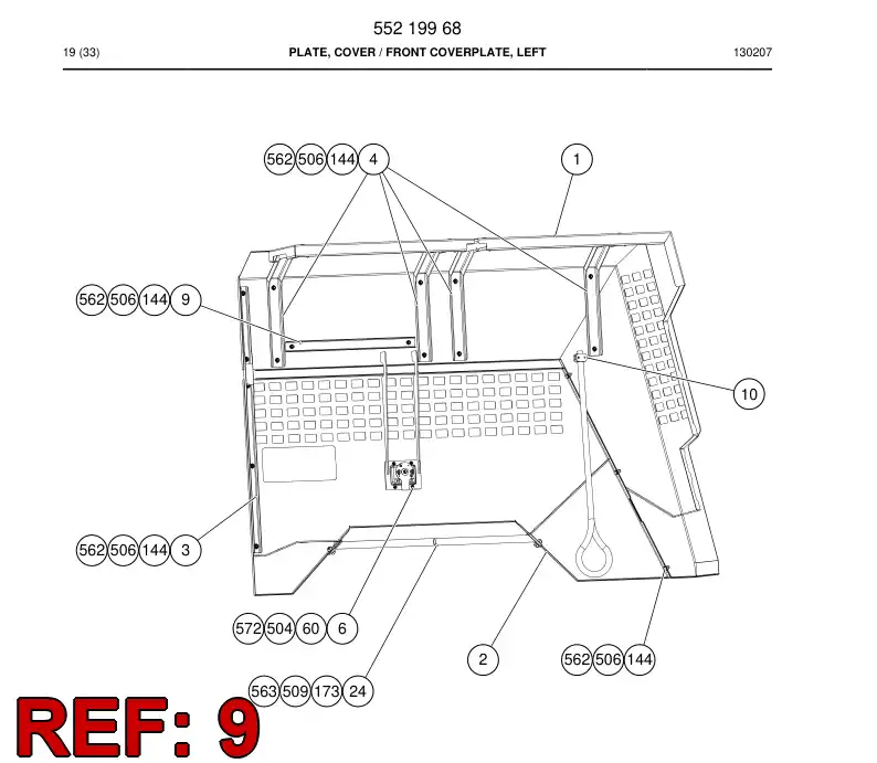 55182843a 551 828 43a Support - Sandvik Technical Drawing