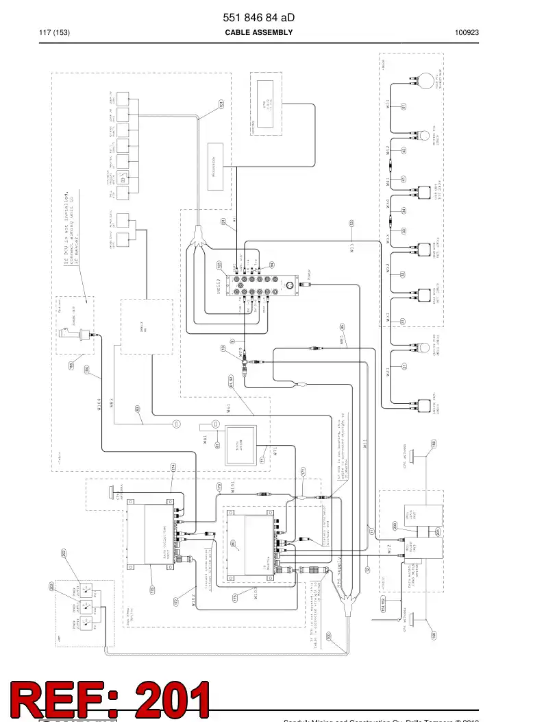 55182948 551 829 48 Cable - Sandvik Technical Drawing