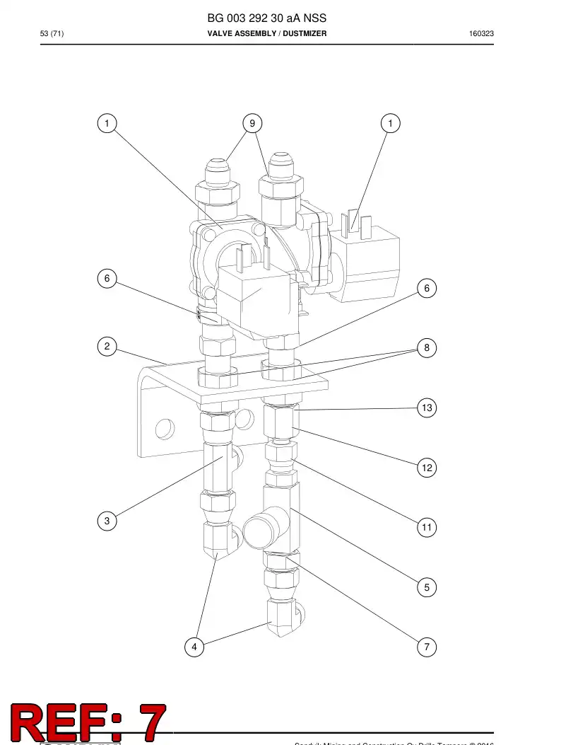 55183575 551 835 75 Straight thread adapter - Sandvik Technical Drawing