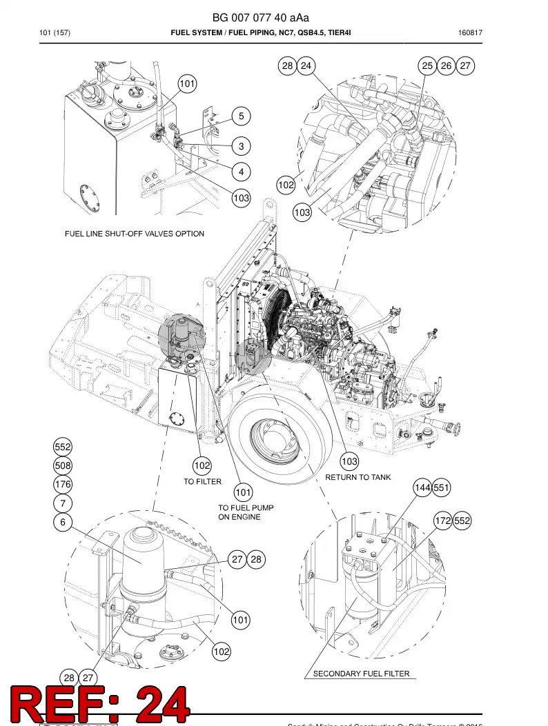 55183672 551 836 72 Straight thread adapter - Sandvik Technical Drawing