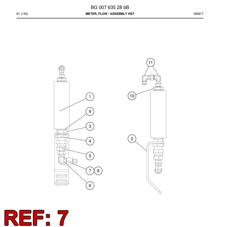 55183704 551 837 04 Nut - Sandvik Technical Drawing