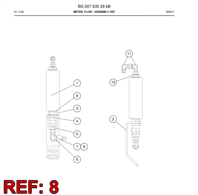 55183759 551 837 59 Reducer, Tube End - Sandvik Technical Drawing