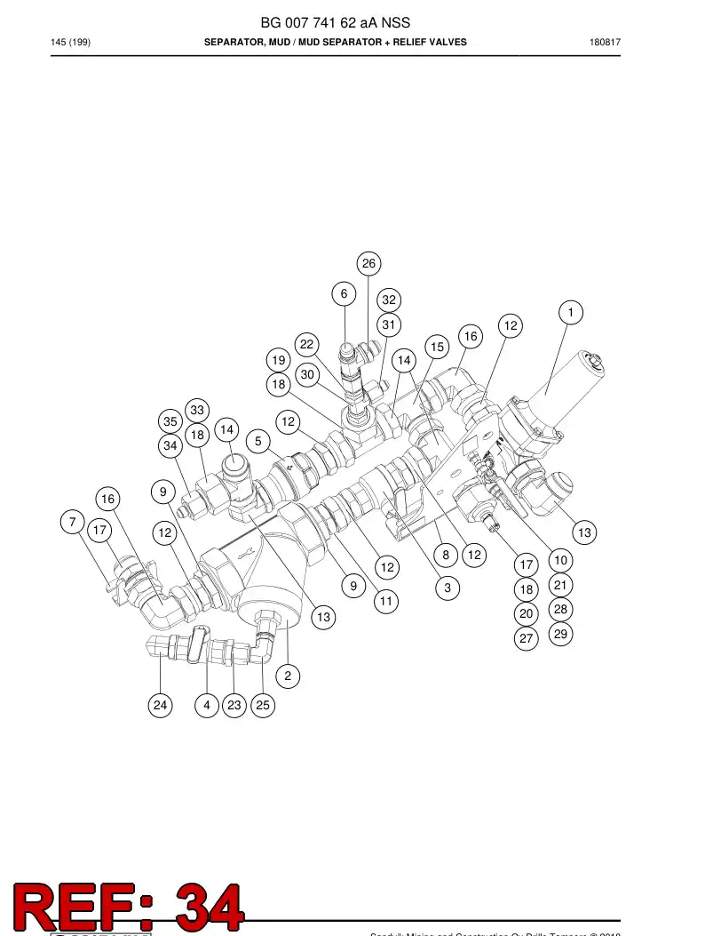 55183766 551 837 66 Reducer, Tube End - Sandvik Technical Drawing