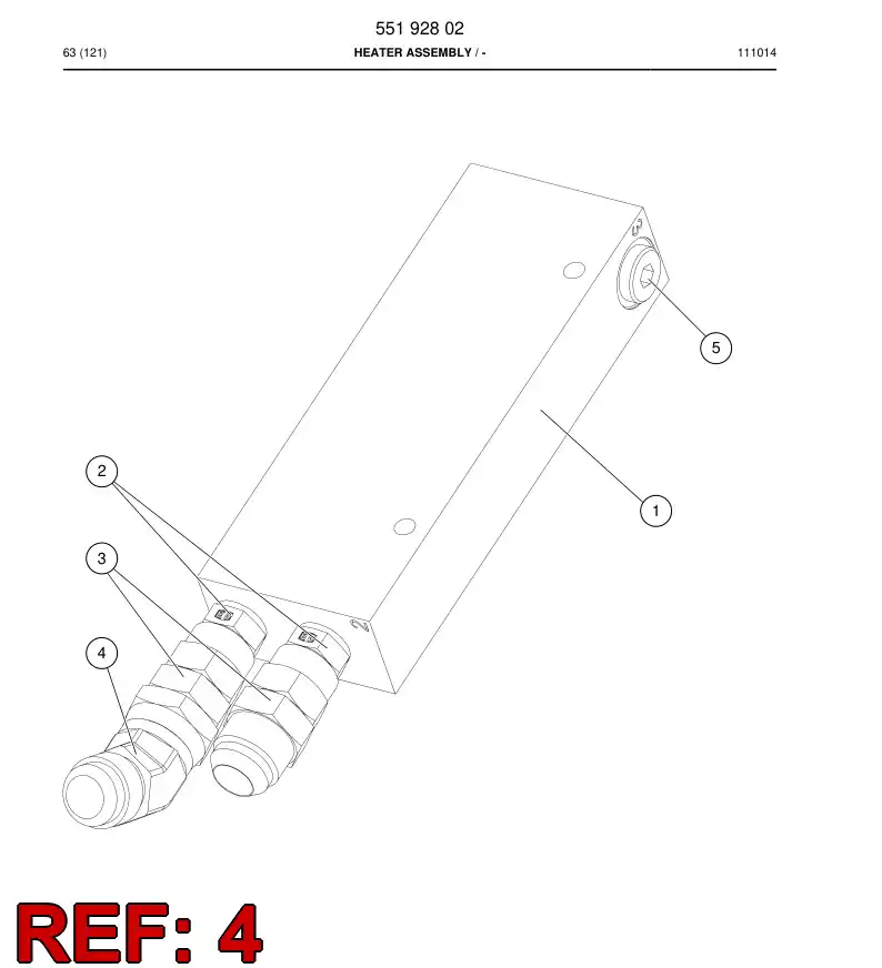 55183890 551 838 90 Swivel nut elbow 45 - Sandvik Technical Drawing