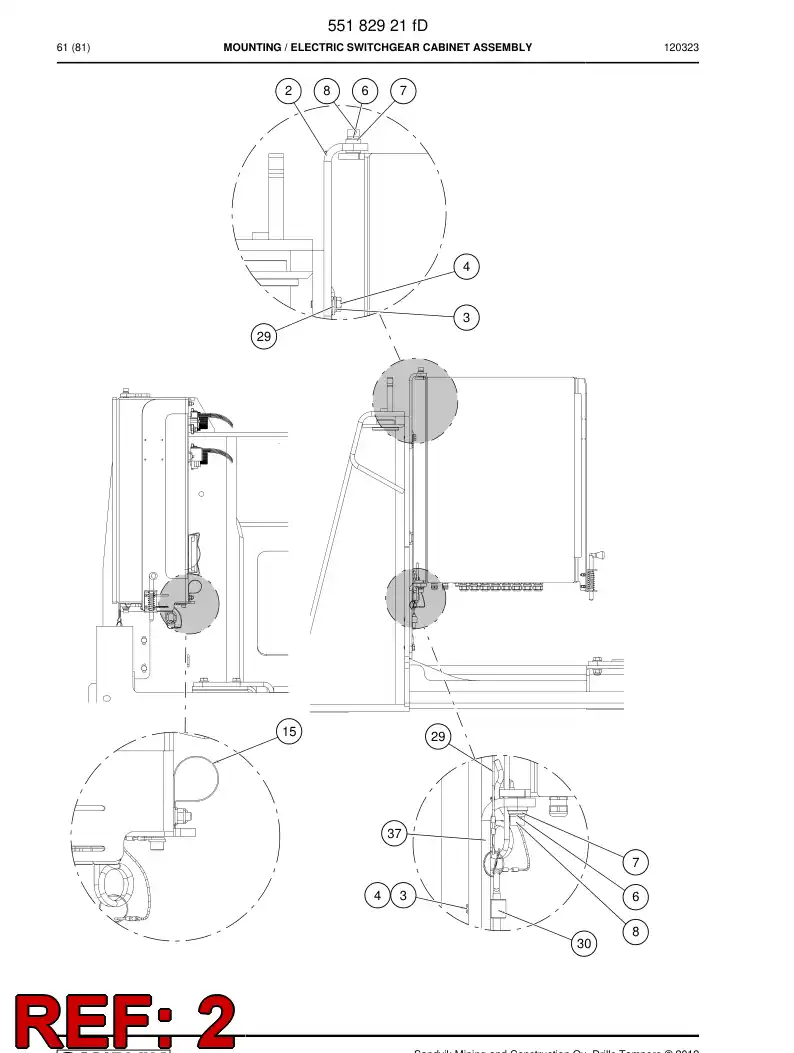 55183929a 551 839 29a Supporting block - Sandvik Technical Drawing