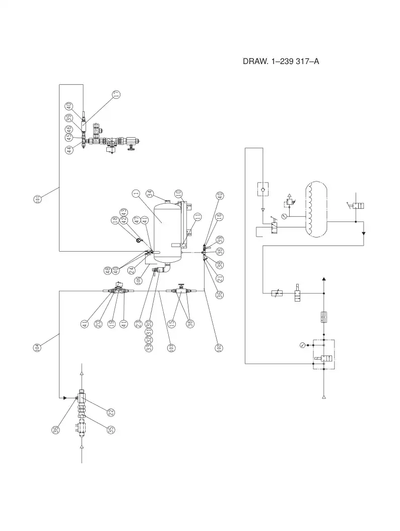 55183953A 551 839 53A WATER INJECTION SYSTEM - Sandvik Technical Drawing