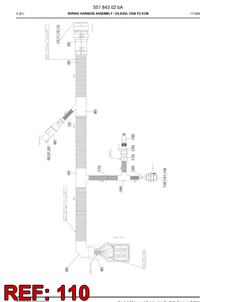 551 844 21 Accessories for connector - drawing