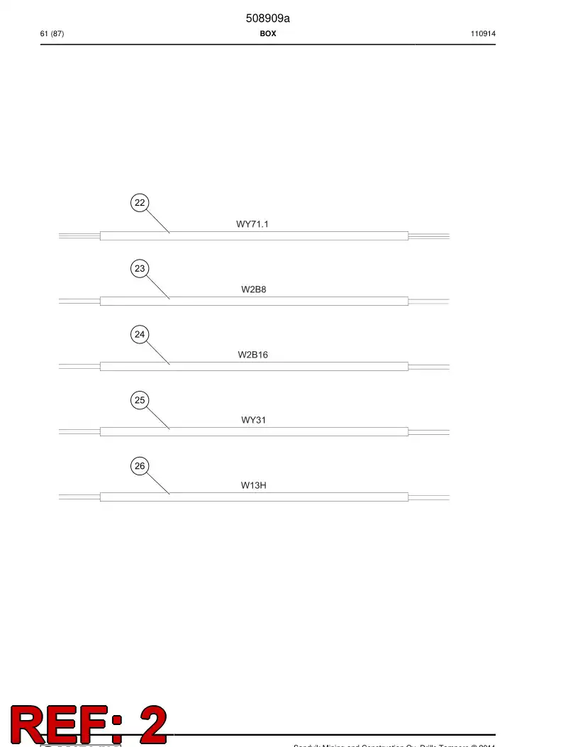 55184762 551 847 62 Connector - Sandvik Technical Drawing
