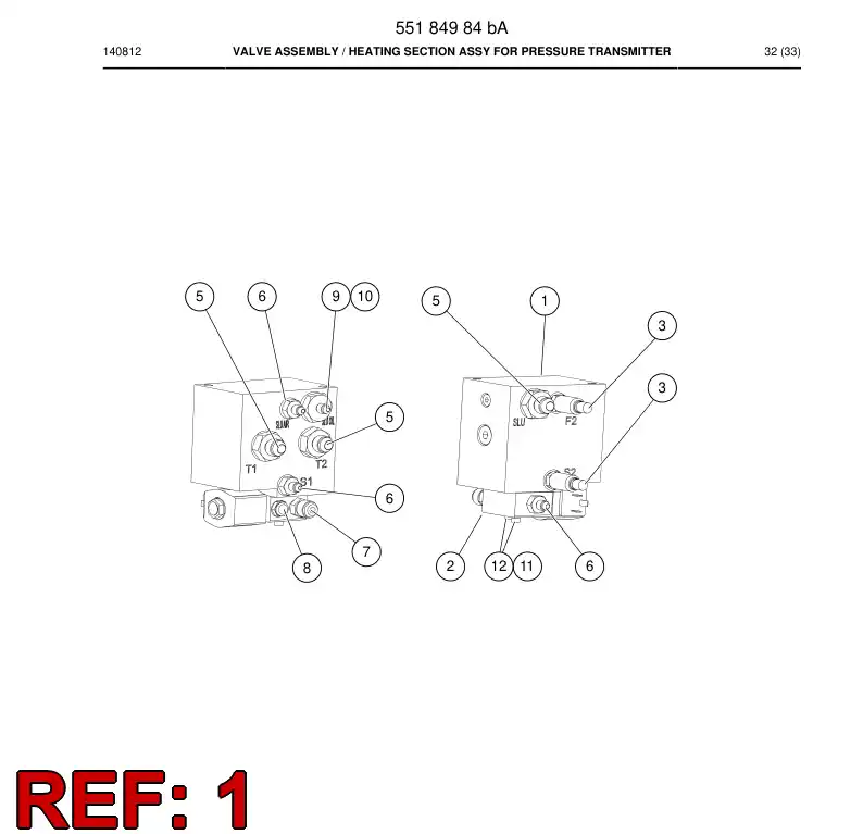 55184992 551 849 92 Section - Sandvik Technical Drawing