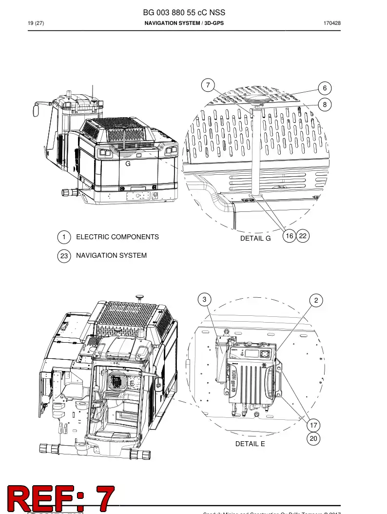 55185350 551 853 50 BRACKET - Sandvik Technical Drawing