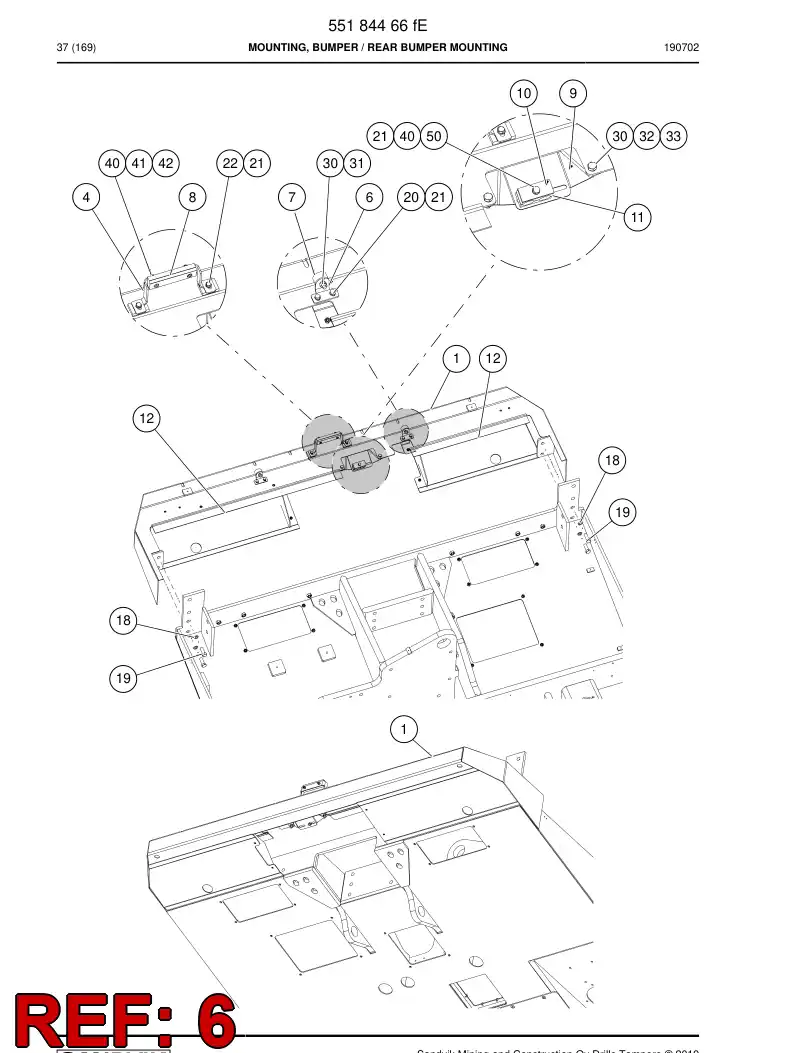 55185542b 551 855 42b Plate - Sandvik Technical Drawing