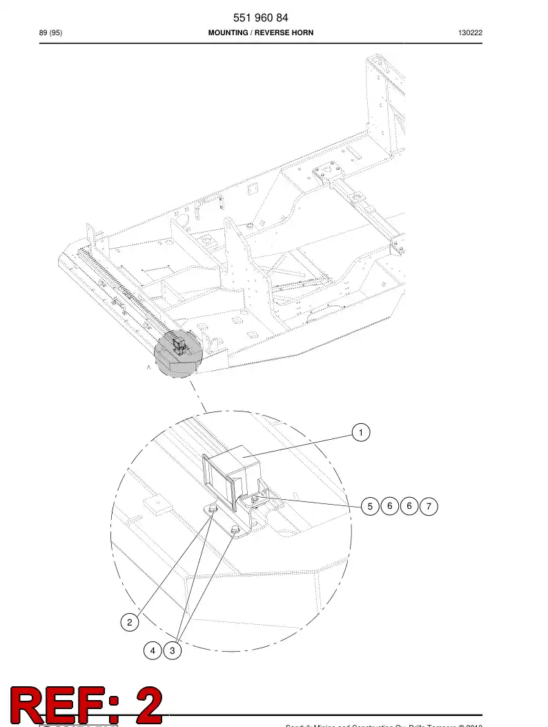 55185546a 551 855 46a Plate - Sandvik Technical Drawing